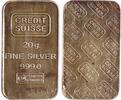 credit suisse 20 Gramm Silberbarren. -