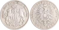 Hamburg 2 Mark 1876 J TB/TTB