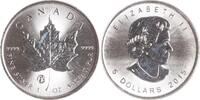 Kanada 5 Dollars 2015 F15 Maple Leaf. Stempelglanz 50,00 EUR  + 10,00 EUR frais d'envoi