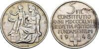 Schweiz 5 Franken 1948 Bundesverfassung. Vorz&uuml;glich 35,00 EUR  + 10,00 EUR frais d'envoi