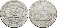 USA 1/2 Dollar 1946 Iowa Statehood Centennial. Fast Stempelglanz 175,00 EUR  + 10,00 EUR frais d'envoi