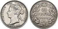 Kanada 25 Cents 1883 H Victoria 1837-1901. Sehr sch&ouml;n - vorz&uuml;glich 125,00 EUR  + 10,00 EUR frais d'envoi