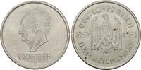 Weimarer Republik 3 Reichsmark 1932 A Goethe. SPL