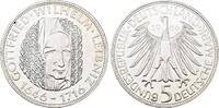 Bundesrepublik Deutschland 5 DM 1966 D Leibniz. FB in Kapsel