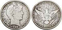 USA Half Dollar 1908 Barber Half Dollar. Sehr sch&ouml;n 65,00 EUR  + 10,00 EUR frais d'envoi