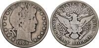 USA Half Dollar 1908 S Barber Half Dollar. Sch&ouml;n 35,00 EUR  + 10,00 EUR frais d'envoi