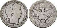 USA Half Dollar 1910 S Barber Half Dollar. Sch&ouml;n 35,00 EUR  + 10,00 EUR frais d'envoi