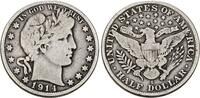 USA Half Dollar 1914 S Barber Half Dollar. Sch&ouml;n/Sehr sch&ouml;n 40,00 EUR  + 10,00 EUR frais d'envoi
