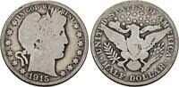 USA Half Dollar 1915 Barber Half Dollar. Sch&ouml;n 125,00 EUR  + 10,00 EUR frais d'envoi