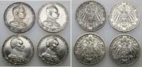 Preussen 4 x 3 Mark 1913 A Wilhelm II. 1888-1918. Vorz&uuml;glich 165,00 EUR  + 10,00 EUR frais d'envoi