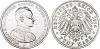Preussen 5 Mark 1914 A Wilhelm II. 1888-1918. Sehr sch&ouml;n, gereinigt 70,00 EUR  + 10,00 EUR frais d'envoi