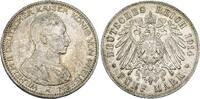 Preussen 5 Mark 1914 A Wilhelm II. 1888-1918. Sehr sch&ouml;n, Kratzer 70,00 EUR  + 10,00 EUR frais d'envoi