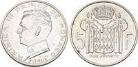 Monaco 5 Francs 1960 Rainier III. Vorz&uuml;glich 30,00 EUR  + 10,00 EUR frais d'envoi