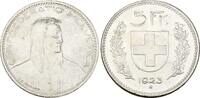 Schweiz 5 Franken 1923 B Vorz&uuml;glich - Stempelglanz 175,00 EUR  + 10,00 EUR frais d'envoi