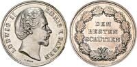 Bayern Silbermedaille o.J. Ludwig II. 1864-1886. Vorz&uuml;glich 175,00 EUR  + 10,00 EUR frais d'envoi