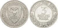 Weimarer Republik 3 Reichsmark 1926 A Lübeck. SUP