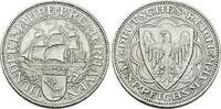 Weimarer Republik 5 Reichsmark 1927 A Bremerhaven. SUP-