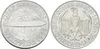 Weimarer Republik 3 Reichsmark 1930 A Zeppelin. FDC-