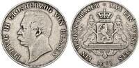 Hessen-Darmstadt Vereinstaler Ludwig III. 1848-1877. -