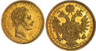 Kaisertum Österreich Franz Joseph I. A Wien Dukat 1861 