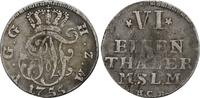 Mecklenburg-Strelitz, Herzogtum 1/6 Taler Adolph Friedrich IV., 1752-1794 -