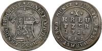 Hessen-Darmstadt, Landgrafschaft 10 Kreuzer 1728, Ernst Ludwig, 1678-1739 TTB
