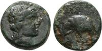 Reich der Seleukiden Kleinbronze (Denomination D) Antiochos III. der Grosse, 223-187 v. Chr. -