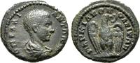 Moesien Kleinbronze. Markianopolis Macrinus für Diadumenianus TTB
