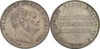 Preussen Ausbeutevereinstaler 1859 A Friedrich Wilhelm IV. Min. Rf., SUP