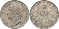 Württemberg Vereinstaler 1863 Wilhelm I. Min. Rf., SUP+