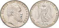 Württemberg Vereinstaler 1871 Karl Siegestaler Min. Kr., SUP