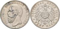 Baden 5 Mark 1901 G Friedrich I. 1856-1907 Kl. Rf., ss 70,00 EUR  + 15,90 EUR frais d'envoi