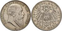 Baden 5 Mark 1907 G Friedrich I. 1856-1907 Rf. u. Kr., ss 50,00 EUR  + 15,90 EUR frais d'envoi