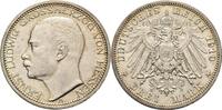Hessen 3 Mark 1910 A Ernst Ludwig 1892-1918 Feine Kr., min. Rf., vz+ 140,00 EUR  + 15,90 EUR frais d'envoi