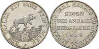 Anhalt-Bernburg Ausbeutetaler 1852 Alexander Carl TTB-SUP