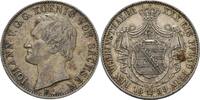 Sachsen Vereinstaler 1859 F Johann Min. Rf., TTB-SUP