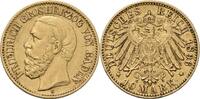 Baden 10 Mark 1896 G Friedrich I. 1856-1907 TTB