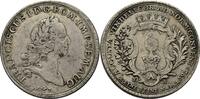 Augsburg, Stadt Konventionstaler 1765 Titel Franz I. Kr., part. verschmutzt u. fleckig, TTB