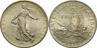 Frankreich 2 Francs 1915 3. Republik 1871-1940 vz+ 20,00 EUR  + 15,90 EUR frais d'envoi