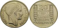 Frankreich 20 Francs 1934 3. Republik 1871-1940 vz-st 30,00 EUR  + 15,90 EUR frais d'envoi