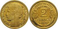 Frankreich 2 Francs 1939 3. Republik 1871-1940 vz-st, etwas fleckig 10,00 EUR  + 15,90 EUR frais d'envoi