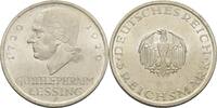 Weimarer Republik 5 Reichsmark 1929 F Zum 200. Geburtstag von Gotthold E... 220,00 EUR  + 15,90 EUR frais d'envoi