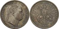 Preußen Vereinstaler 1866 Wilhelm I. (1861-1888) Schöne Tönung, SUP