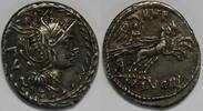 Roman Republic AR Denarius M. Lucilius Rufus -