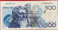 Banknoten - Welt 500 francs #16034 - Belgique 1980 TTB+/SUP -