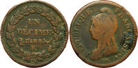 Frankreich  #18963 - Un d&eacute;cime AN8 K Bordeaux TB+/TTB  42,99 EUR  + 3,49 EUR frais d'envoi