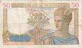 France 50 Francs 1933 Cérès, 1940-02-22, G.12363 TB+