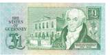 Guernesey 1 Pound Billet, KM:48b NEUF