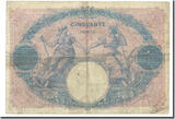 France 50 Francs Bleu et Rose, 1899-12-29, Fayette:14.11, KM:64b B+