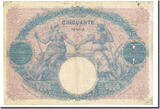 France 50 Francs Bleu et Rose, 1900-01-10, Fayette:14.12, KM:64b TB